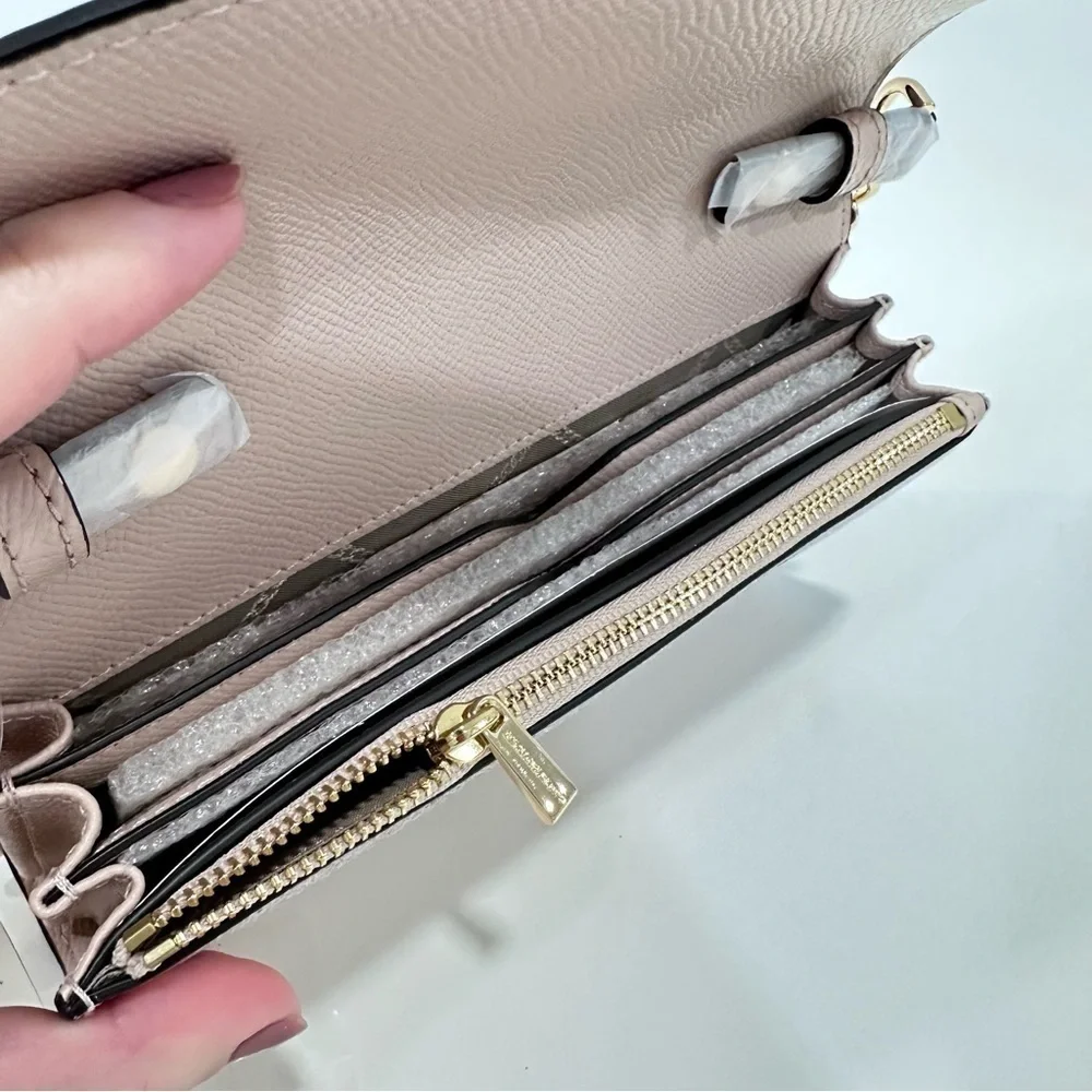 NEW Michael Kors Jet Set Charm Large Envelope Phone Crossbody Wallet Bag